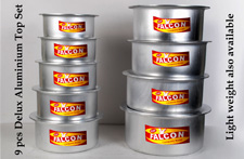 9pcs Dlx & Lite Aluminium Top Set